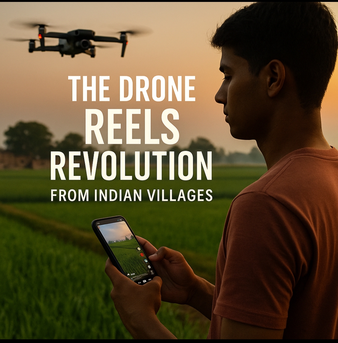 The drone reels revolution from indian villagers